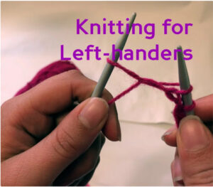 Knitting for left handers